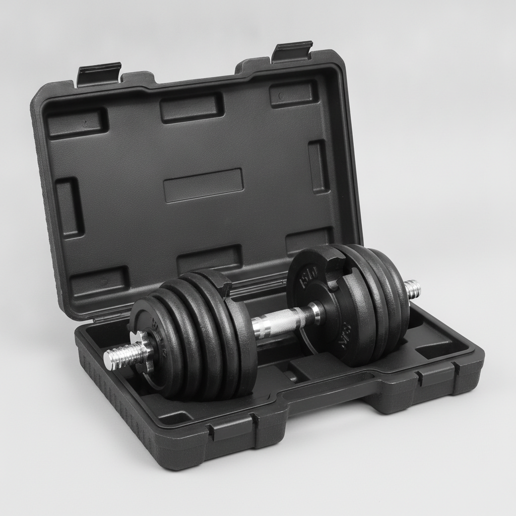 Amazon Basics Adjustable Dumbbell Set product photo