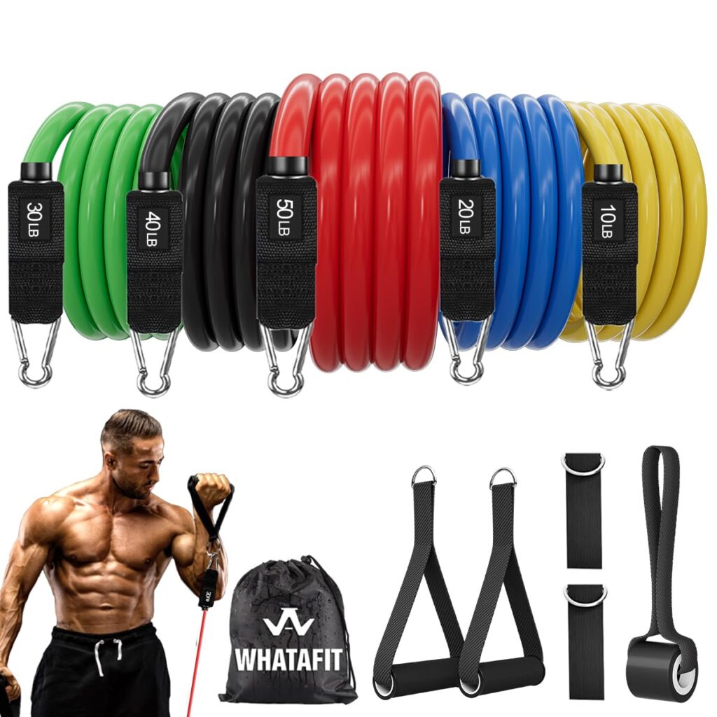 WHATAFIT Resistance Bands Set Review — Best Resistance Bands 2026 for Full-Body Home Workouts Review 105 Real 1024x1024
