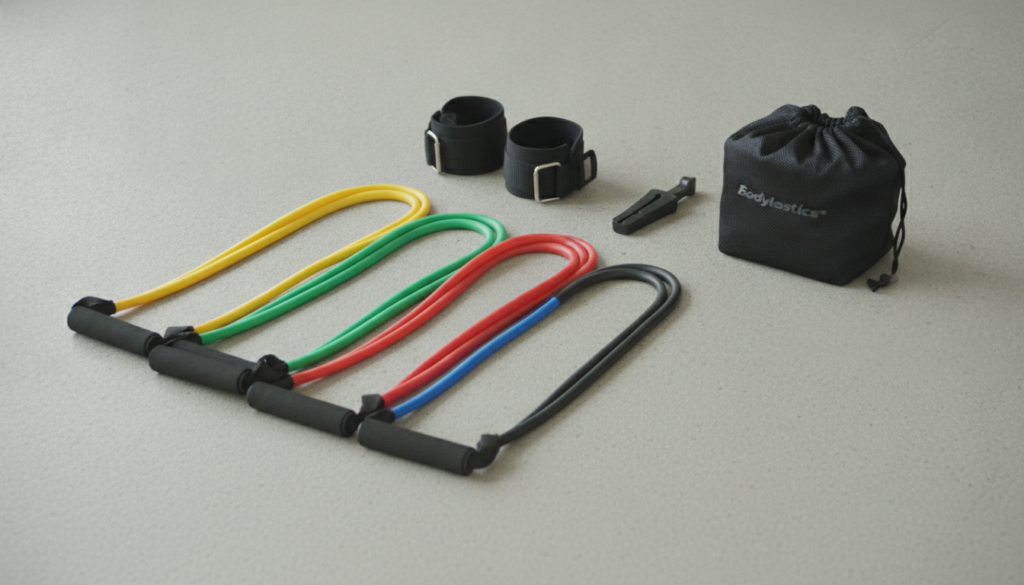 Bodylastics vs SUNPOW Pull-Up Bands — Which Should You Buy in 2026? Bodylastics Patented Basic Series Resistance Band Set with handles, ankle straps and door anchor
