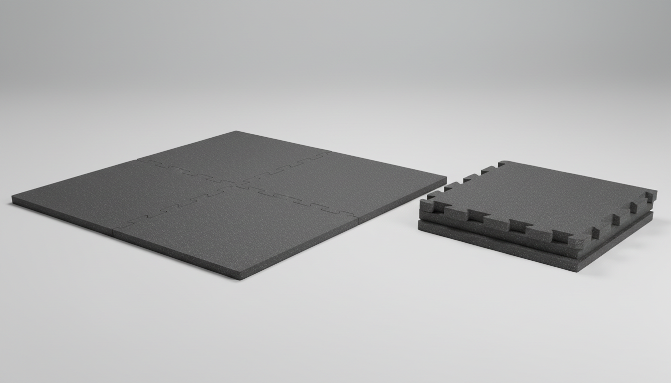 SUPERJARE Rubber Top Gym Flooring Review — Best Gym Flooring for a Home Gym in 2026 SUPERJARE Rubber Top Gym Flooring Review — Best Gym Flooring for a Home Gym in 2026